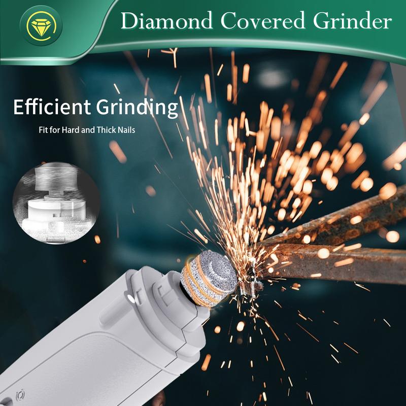 2-in-1 Pet Nail Clipper & Grinder with LED Quick Finder