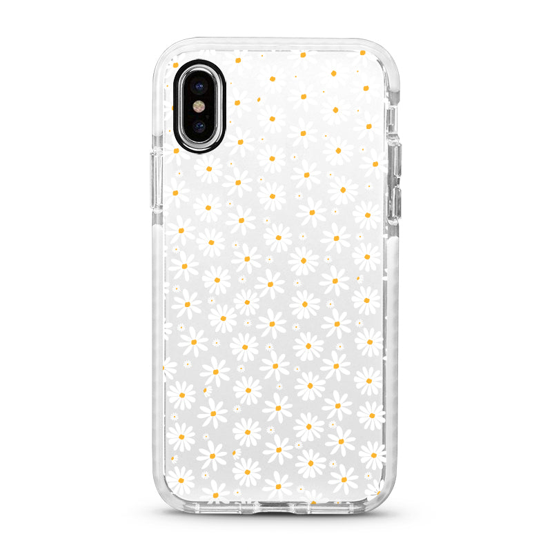 iPhone Ultra-Aseismic Case - WHITE DAISY 2