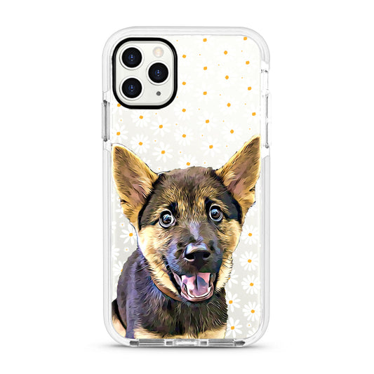 iPhone Ultra-Aseismic Case - WHITE DAISY 2